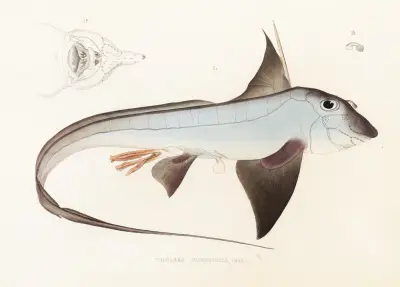 Fauna japonica Pl.149 av Philipp Franz Balthasar von Siebold