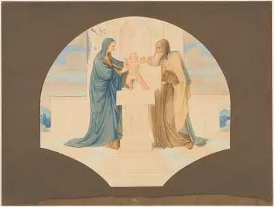 Darstellung Jesu im Tempel – Selig, die reinen Herzens sind von Eduard von Steinle