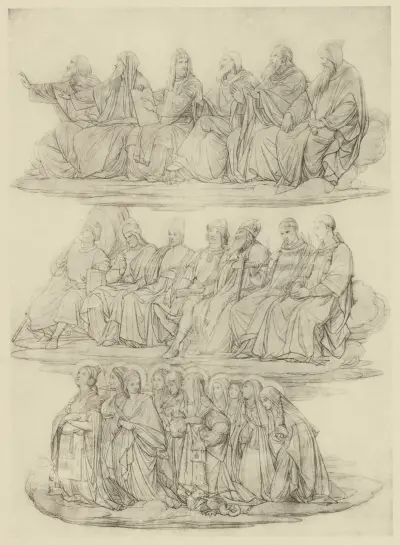 Entwurf zu einem Altar, rechter Flügel von Eduard von Steinle