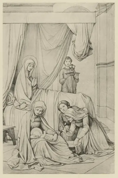 Marie födelse av Eduard von Steinle