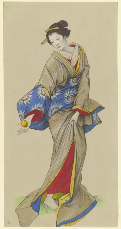 Geisha av Eduard von Steinle