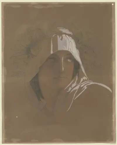 Kopf der Tiburtinischen Sibylle von Eduard von Steinle