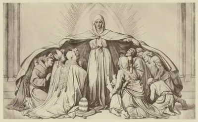 Maria Schirmerin der Christenheit av Eduard von Steinle