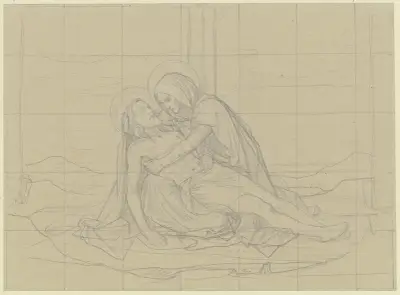 Pietà 2 av Eduard von Steinle
