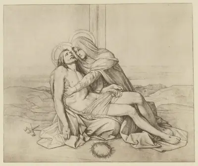 Pietà av Eduard von Steinle