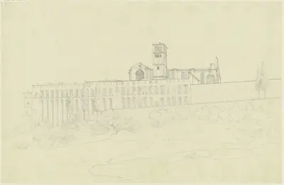 S. Francesco in Assisi av Eduard von Steinle