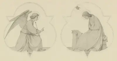 Marie bebådelse av Eduard von Steinle
