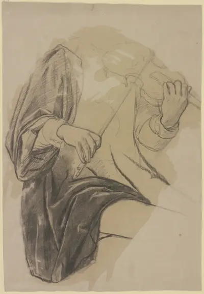 Violinist av Eduard von Steinle