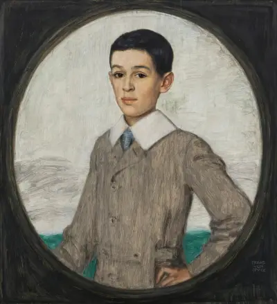 Alexander Saitzoff (Bruder von Vera Saitzoff) av Franz von Stuck
