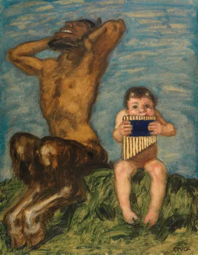 Dissonanz av Franz von Stuck