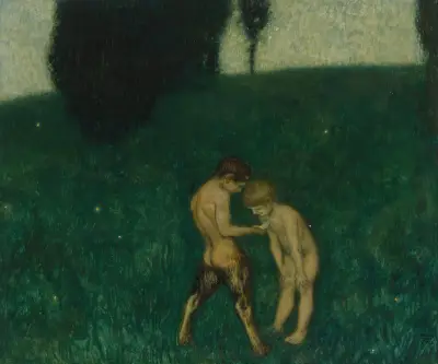 Glühwürmchen (firefly) av Franz von Stuck