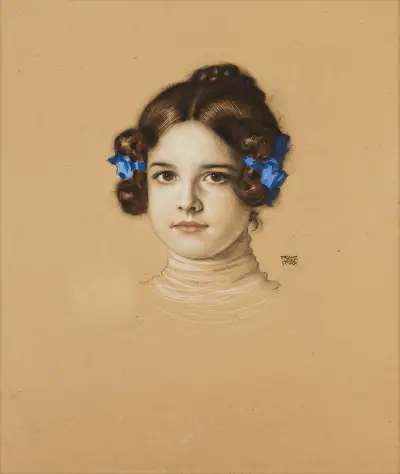 Mary Stuck, konstnärens dotter av Franz von Stuck