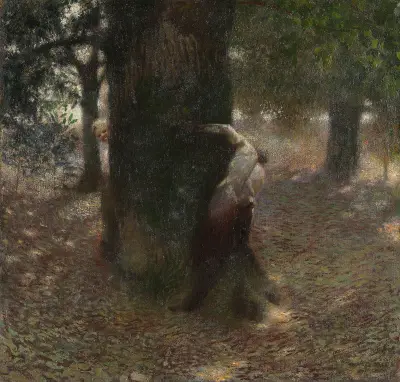 Neckerei av Franz von Stuck