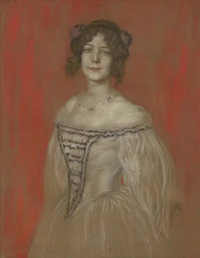Olga Lindpaintner, 1908 von Franz von Stuck
