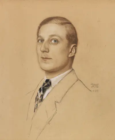 Porträt Adrian Lukas Müller av Franz von Stuck