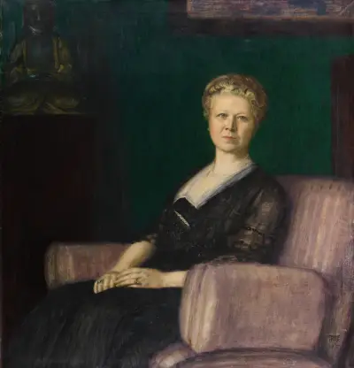 Porträt Luise Bestehorn av Franz von Stuck