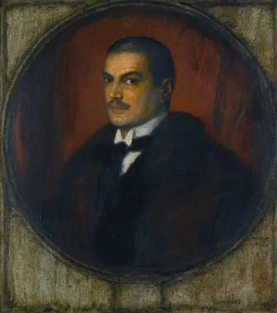 Self-portrait av Franz von Stuck