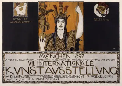 Sjunde internationella konstutställningen, München 1897 av Franz von Stuck
