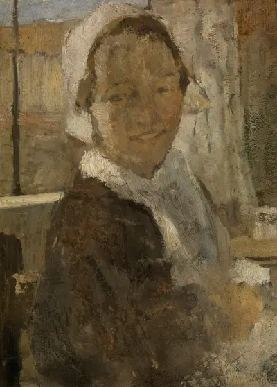 Young Girl av Fritz von Uhde