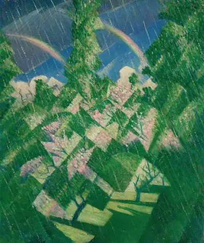 The Four Seasons; Spring av Christopher R. W. Nevinson