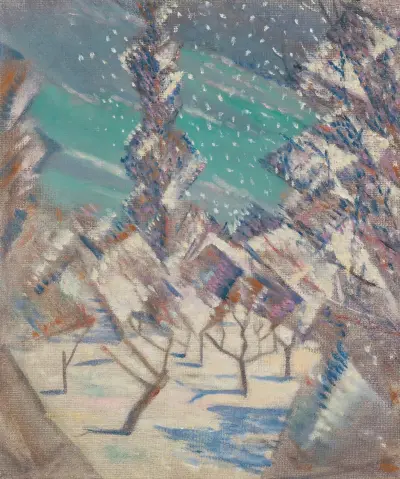 The Four Seasons; Winter av Christopher R. W. Nevinson