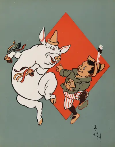 Denslows Mother Goose, plansch 16 av William Wallace Denslow
