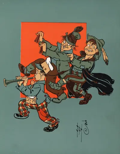 Denslows Mother Goose, plansch 48 av William Wallace Denslow