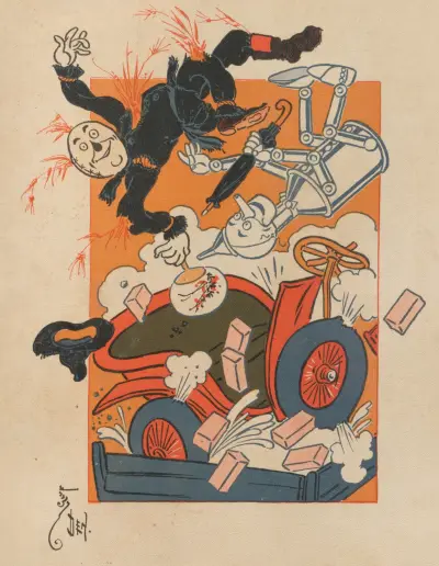 Denslow’s Scarecrow and the tin-man Pl.3 av William Wallace Denslow