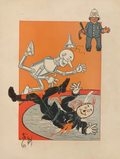 Denslow’s Scarecrow and the tin-man Pl.4 av William Wallace Denslow