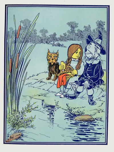 ‘I was only made yesterday’, said the Scarecrow av William Wallace Denslow