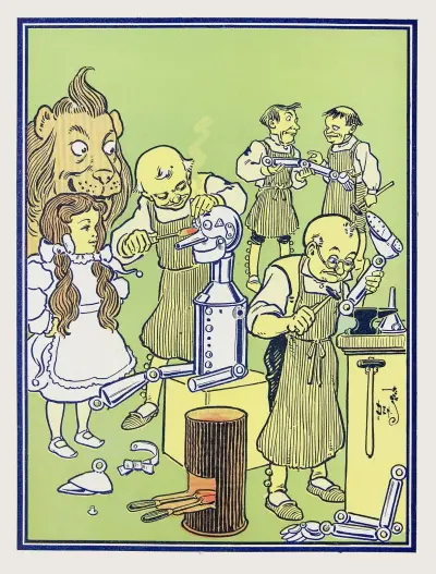 The Tinsmiths worked for three days and four nights av William Wallace Denslow