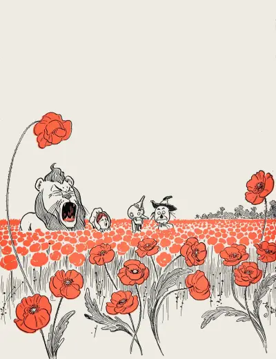 Den underbara trollkarlen från Oz, plansch 2 av William Wallace Denslow