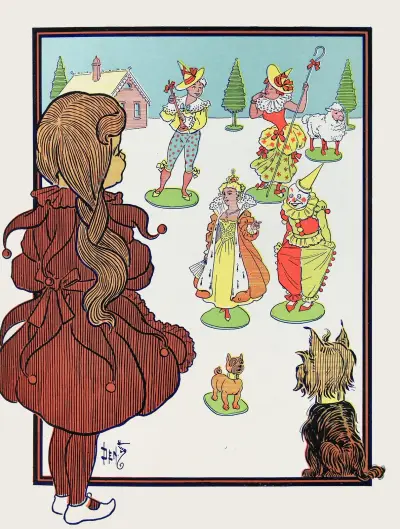 These people are all made of china av William Wallace Denslow