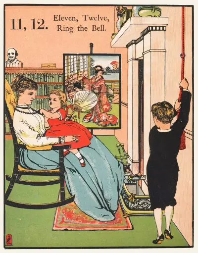 1, 2, spänn skon av Walter Crane