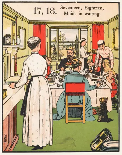 1, 2, buckle my shoe Pl 7 av Walter Crane