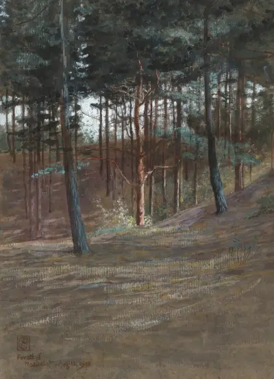 En bit i Hardelotskogen av Walter Crane