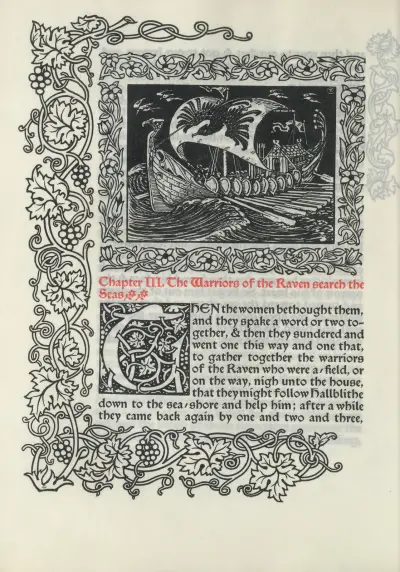 Kapitel III. Korpenkrigarna söker av haven av Walter Crane