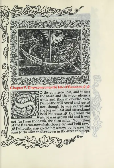 Kapitel V. De anländer till Ransom-ön av Walter Crane