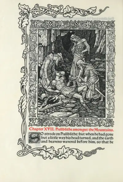 Kapitel XVII. Hallblithe bland bergen av Walter Crane