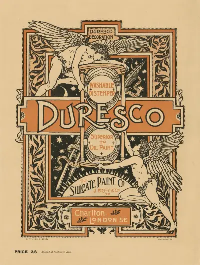 Duresco. Washable Distemper Superior to Oil Paint. The Silicate Paint Company av Walter Crane