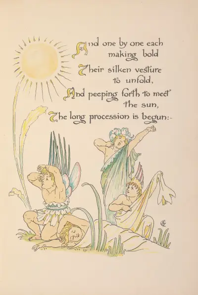 Flora's feast; A masque of flowers Pl.03 av Walter Crane