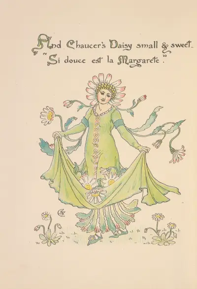 Flora’s feast; A masque of flowers Pl.18 av Walter Crane