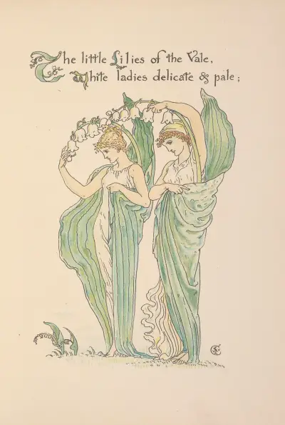Flora’s feast; A masque of flowers Pl.19 av Walter Crane