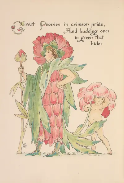 Flora’s feast; A masque of flowers Pl.20 av Walter Crane