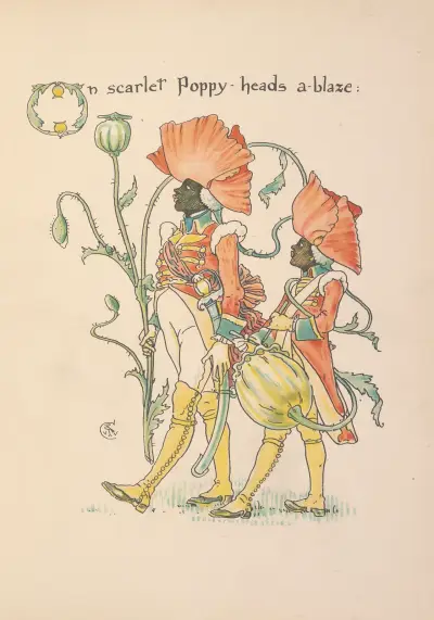 Flora’s feast; A masque of flowers Pl.27 av Walter Crane
