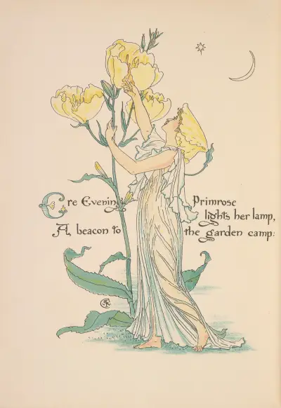 Flora’s feast; A masque of flowers Pl.28 av Walter Crane