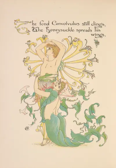 Flora’s feast; A masque of flowers Pl.30 av Walter Crane