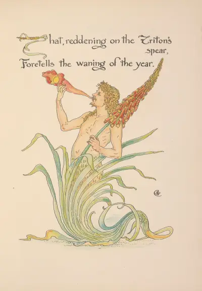 Flora’s feast; A masque of flowers Pl.33 av Walter Crane