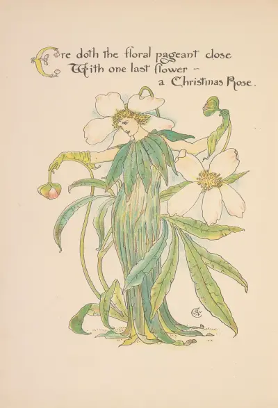 Flora’s feast; A masque of flowers Pl.36 av Walter Crane