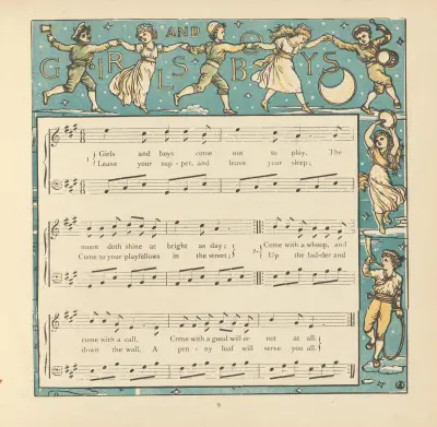 Girls and Boys av Walter Crane
